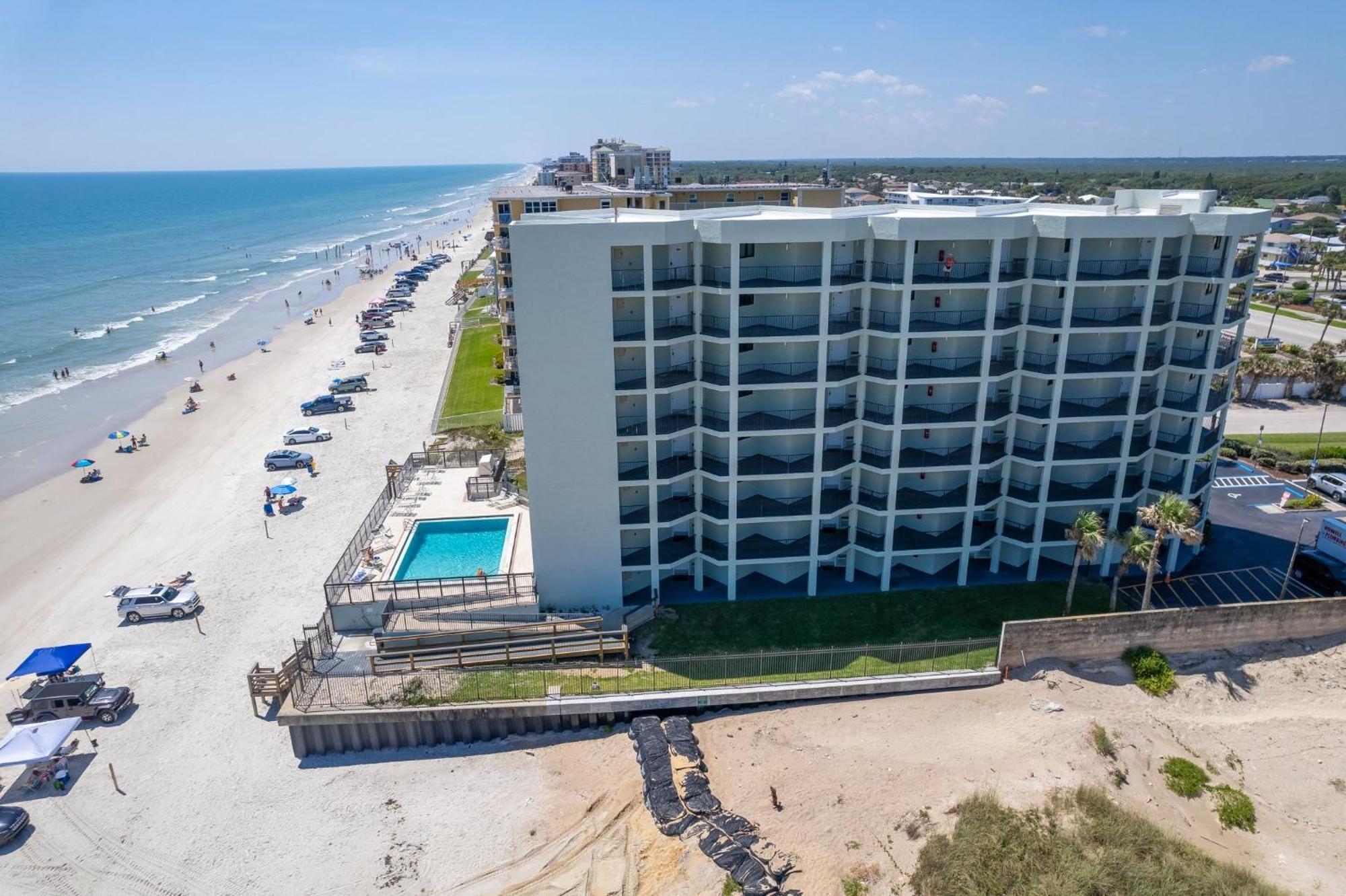 Ocean View With A Beachfront Pool At Ocean Trillium Condo ~ 702 New Smyrna Beach Luaran gambar