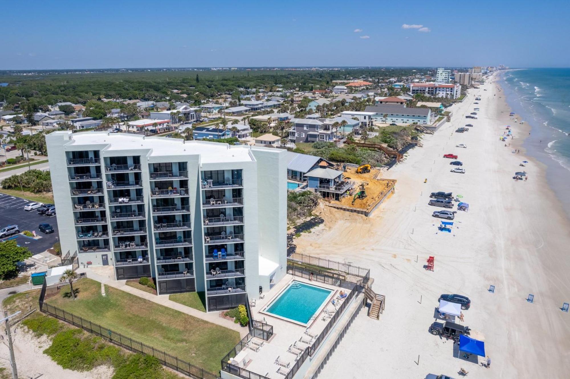 Ocean View With A Beachfront Pool At Ocean Trillium Condo ~ 702 New Smyrna Beach Luaran gambar