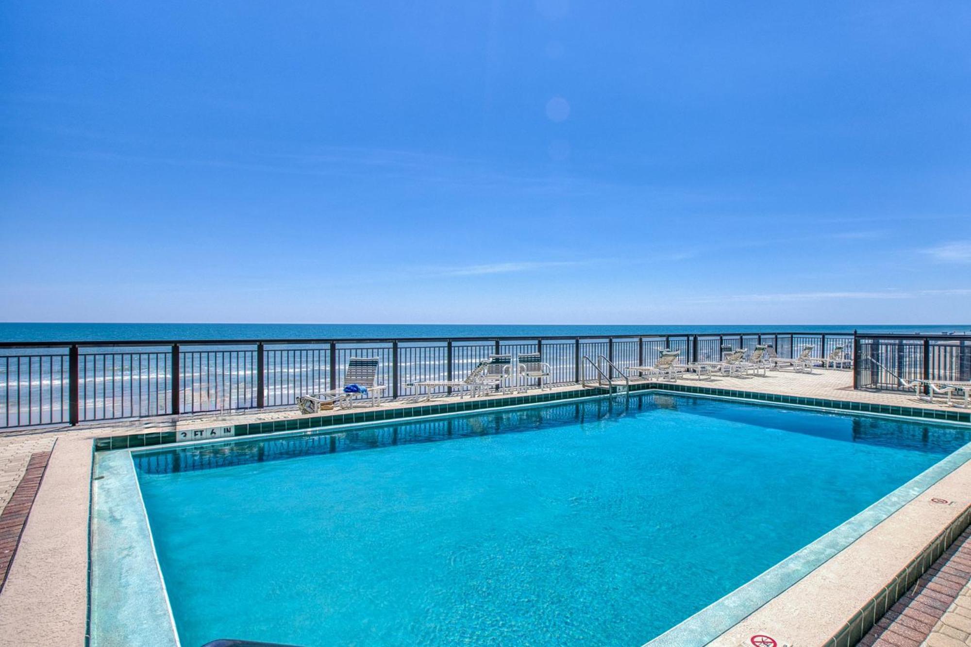 Ocean View With A Beachfront Pool At Ocean Trillium Condo ~ 702 New Smyrna Beach Luaran gambar