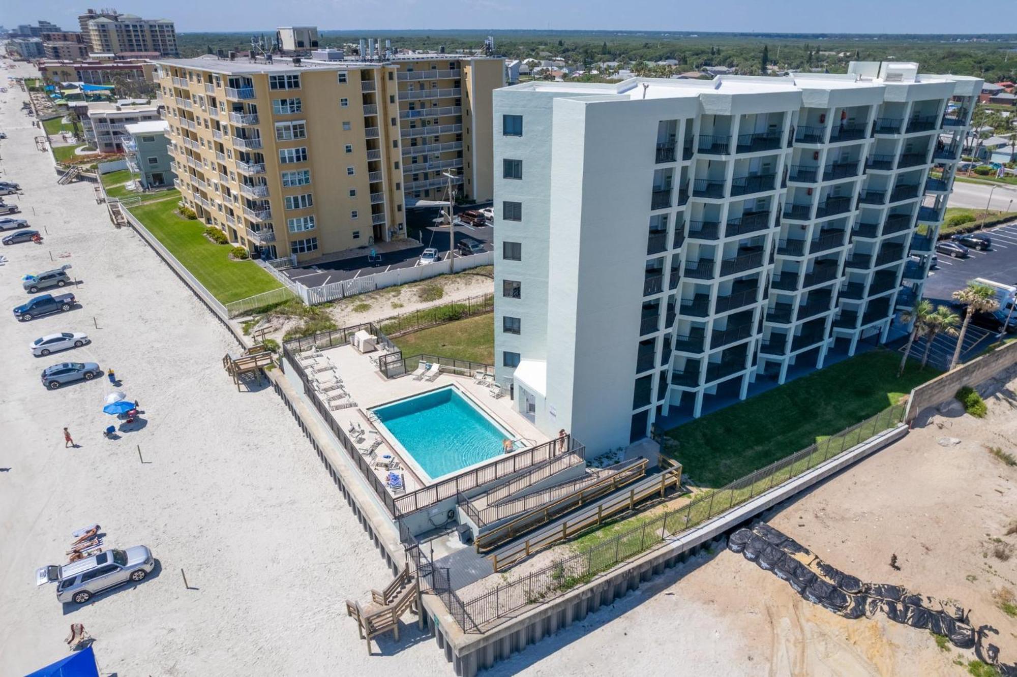 Ocean View With A Beachfront Pool At Ocean Trillium Condo ~ 702 New Smyrna Beach Luaran gambar